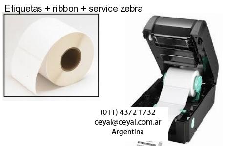 Etiquetas   ribbon   service zebra