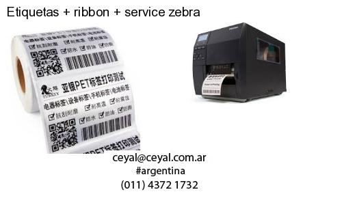 Etiquetas   ribbon   service zebra