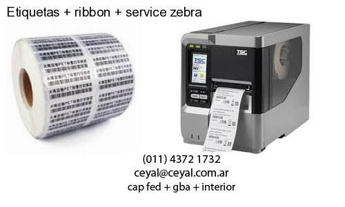 Etiquetas   ribbon   service zebra