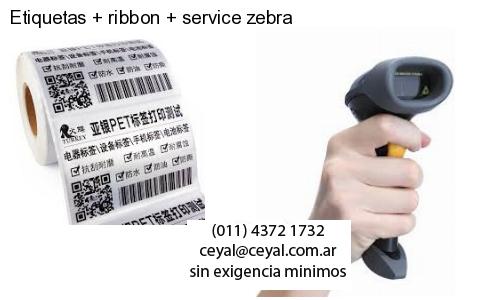 Etiquetas   ribbon   service zebra