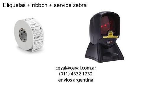 Etiquetas   ribbon   service zebra