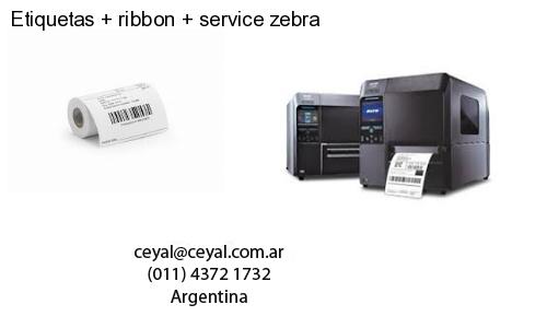 Etiquetas   ribbon   service zebra