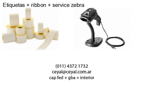 Etiquetas   ribbon   service zebra