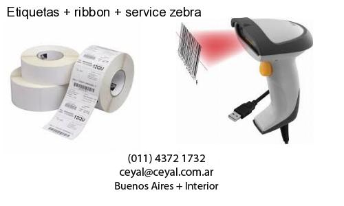 Etiquetas   ribbon   service zebra