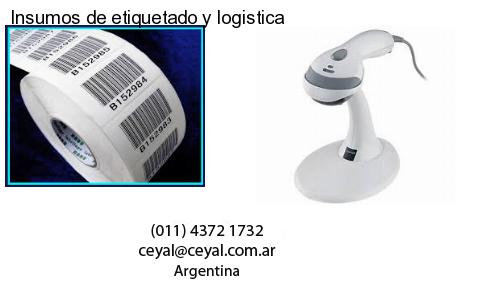 Insumos de etiquetado y logistica