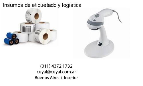 Insumos de etiquetado y logistica