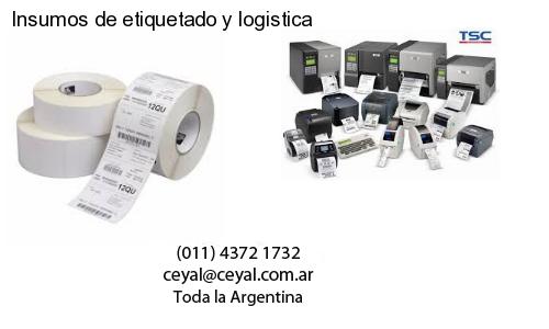 Insumos de etiquetado y logistica