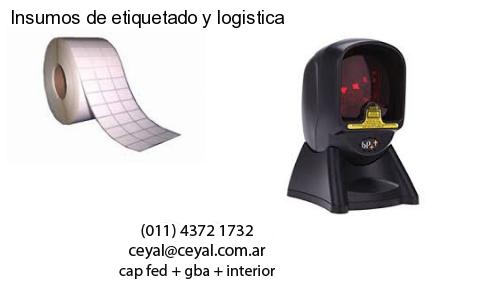 Insumos de etiquetado y logistica