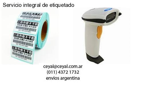 Servicio integral de etiquetado