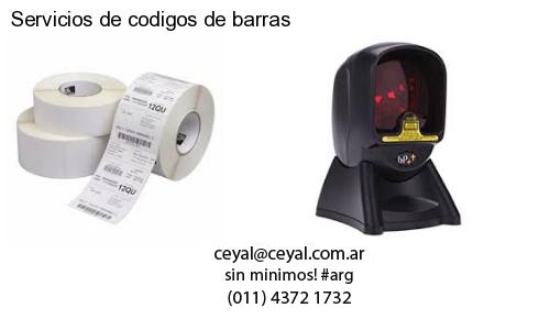 Servicios de codigos de barras