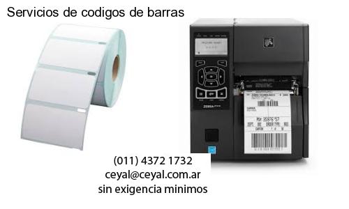 Servicios de codigos de barras