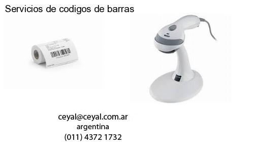 Servicios de codigos de barras