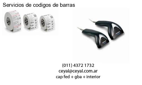 Servicios de codigos de barras