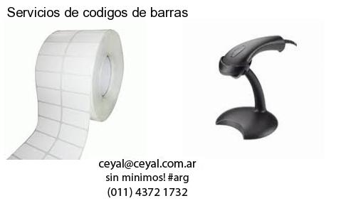 Servicios de codigos de barras