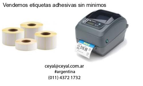 Vendemos etiquetas adhesivas sin minimos