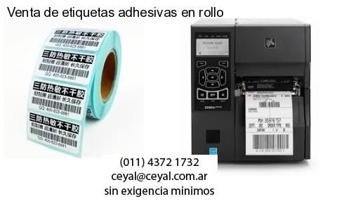 Venta de etiquetas adhesivas en rollo