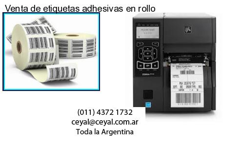 Venta de etiquetas adhesivas en rollo