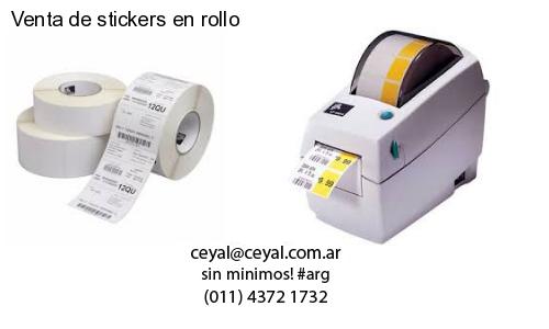 Venta de stickers en rollo