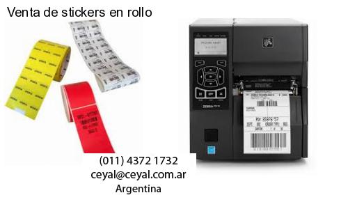 Venta de stickers en rollo