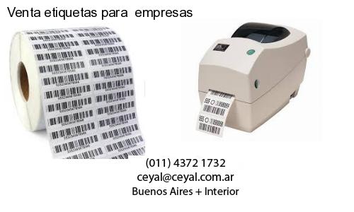 Venta etiquetas para  empresas