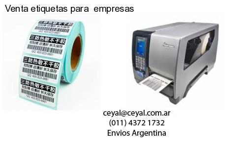 Venta etiquetas para  empresas