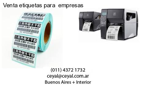 Venta etiquetas para  empresas