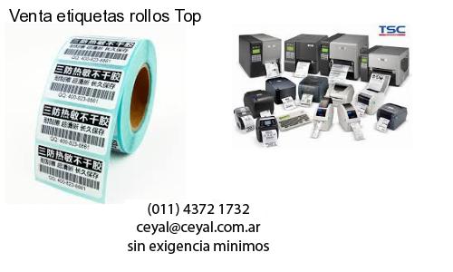 Venta etiquetas rollos Top