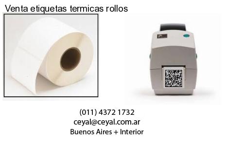 Venta etiquetas termicas rollos