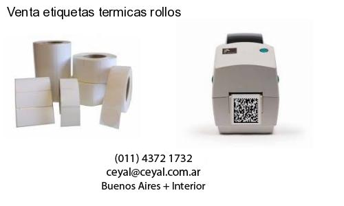 Venta etiquetas termicas rollos