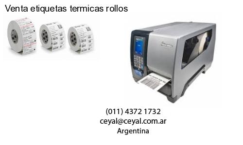 Venta etiquetas termicas rollos