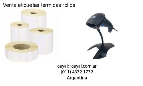 Venta etiquetas termicas rollos