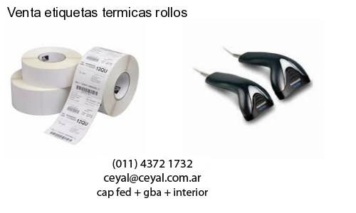 Venta etiquetas termicas rollos