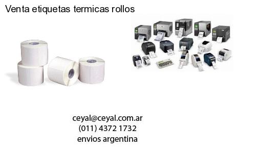 Venta etiquetas termicas rollos