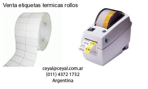 Venta etiquetas termicas rollos