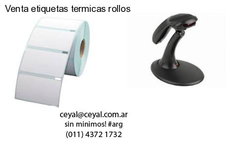 Venta etiquetas termicas rollos