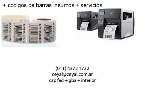   codigos de barras insumos   servicios