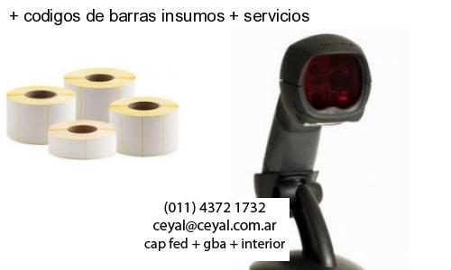   codigos de barras insumos   servicios