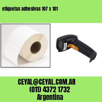 etiquetas adhesivas 107 x 101