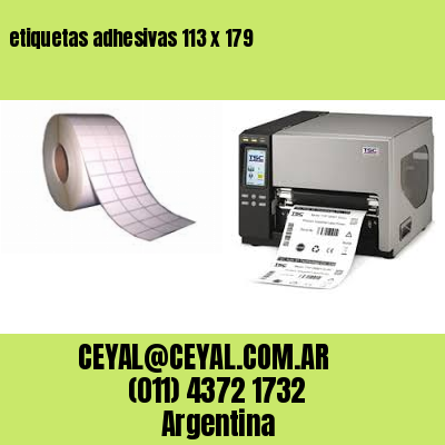 etiquetas adhesivas 113 x 179