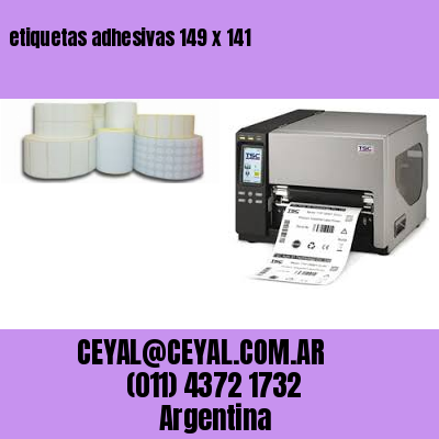 etiquetas adhesivas 149 x 141