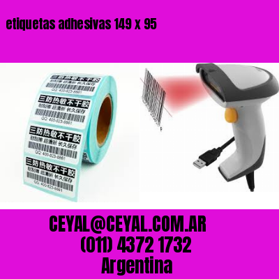 etiquetas adhesivas 149 x 95