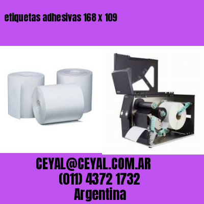 etiquetas adhesivas 168 x 109