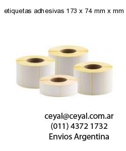 etiquetas adhesivas 173 x 74 mm x mm