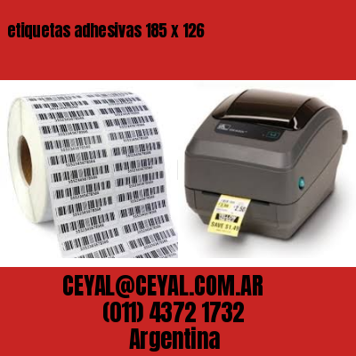 etiquetas adhesivas 185 x 126