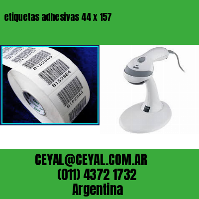 etiquetas adhesivas 44 x 157