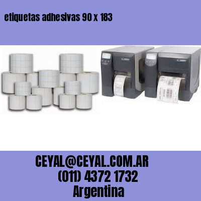 etiquetas adhesivas 90 x 183