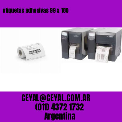 etiquetas adhesivas 99 x 180