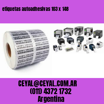 etiquetas autoadhesivas 103 x 148