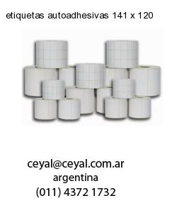 etiquetas autoadhesivas 141 x 120