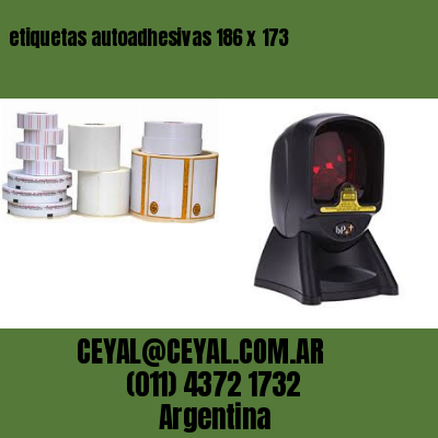 etiquetas autoadhesivas 186 x 173